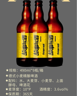 浙里醇香 当故事与酒在490ml瓶中共舞——德行小麦精酿与果味精酿的匠心酿制